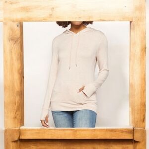 EUC Market & Spruce Women's Cream Hoodie Size XXL